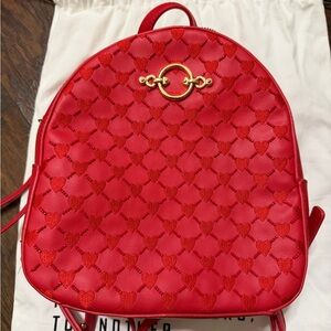Red Designer Backpack